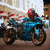 HX30000 Range 3:HX30SCH11B Super Chrome Light Blue Gloss