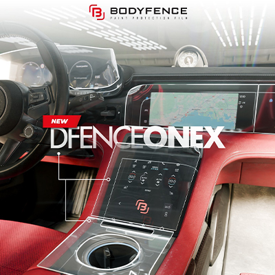 Automotive Paint Protection Films:DFENCEONEX 5mil clear gloss 60"